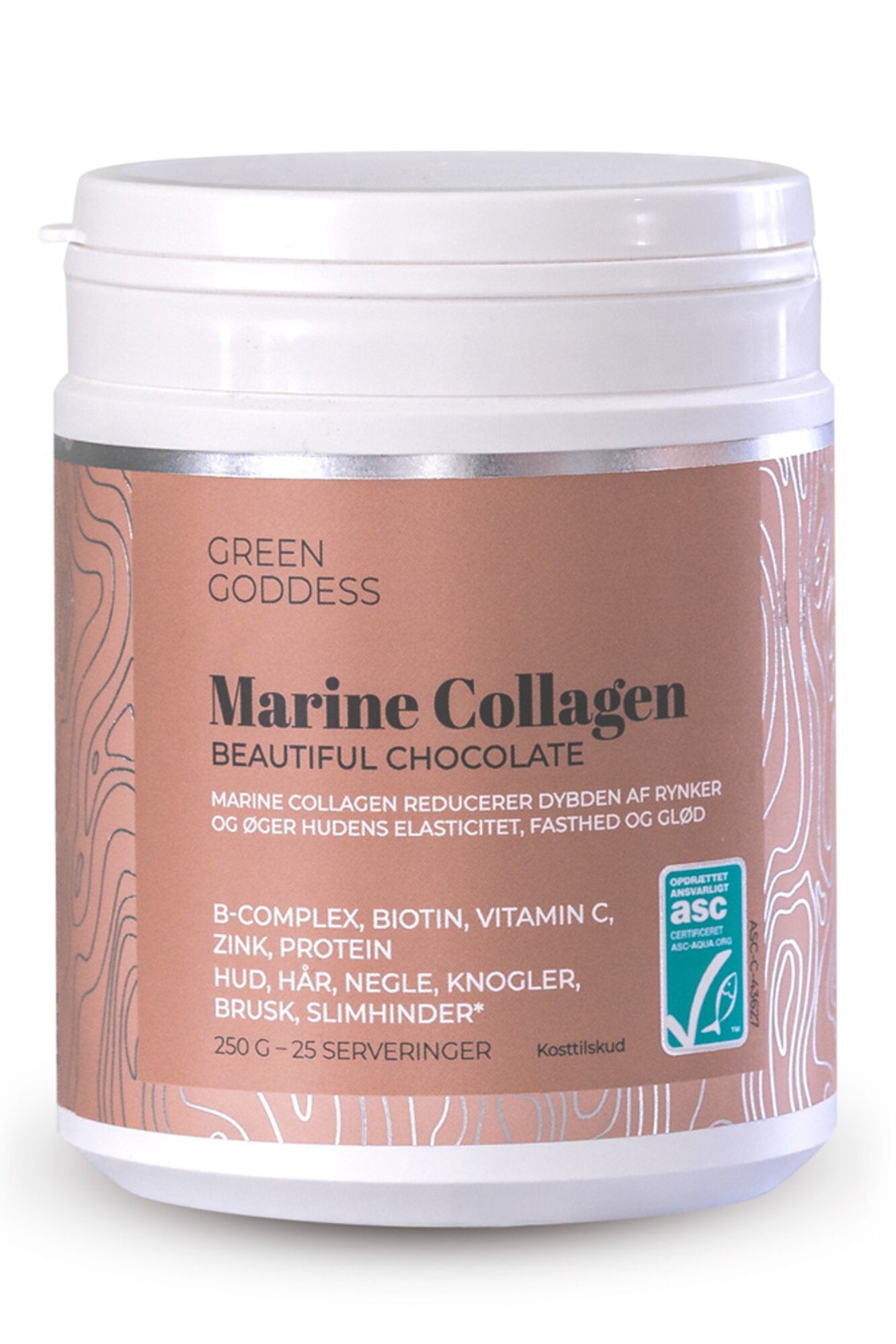 Beautiful Chocolate Marine collagen - 250g.